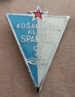 Basketball Club KK Spartak Subotica Vintage Serbia Ex Yugoslavia Pin Badge - Basketball