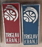 Basketball Club Triglav Kraj Slovenia Ex Yugoslavia Pins Badge - Basketball