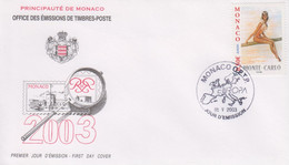 Enveloppe  FDC  1er  Jour   MONACO   EUROPA   2003 - 2003