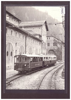 FORMAT 10x15cm - CHEMIN DE FER MARTIGNY CHATELARD - REPRO ANNEES 70 - LEUTWILER VERLAG - TRAIN - BAHN - TB - Wiler Bei Utzenstorf