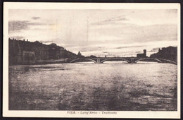 PISA - LUNG ARNO - TRAMONTO - 1926 - F.P. - STORIA POSTALE - Pisa