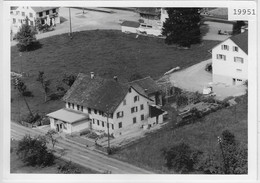 Flugaufnahme Zell ZH Alte Tösstalstr. - Foto: 90x125mm - Zell