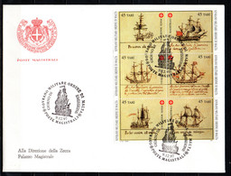 SMOM - 1997 - STORIA DELLA MARINA DELL'ORDINE - 3^ EMISSIONE - FDC - Sovrano Militare Ordine Di Malta