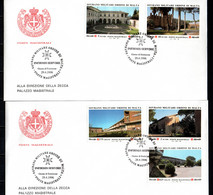 SMOM - 1996 - OSPEDALE SAN GIOVANNI BATTISTA CON IL CASTELLO DELLA MAGLIANA A ROMA - FDC - Sovrano Militare Ordine Di Malta