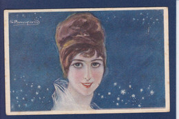 CPA BOMPARD Illustrateur Italien Art Déco Femme Woman Non Circulé 466-6 - Frauen