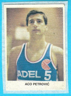 ALEKSANDAR PETROVIC - Yugoslav Old Basketball Card * MISSING BACK * Basketball Basket-ball Pallacanestro Baloncesto - Other & Unclassified