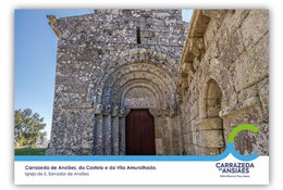 Portugal ** & Postal Stationery, Carrazeda De Ansiães, Castelo, Vila Amuralhada E Igreja De São Salvador 2022 (68888) - Bragança