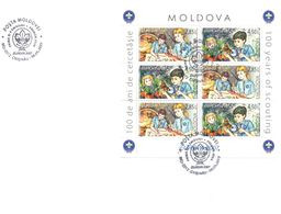 2007.  Europa 2007, Scouts, FDC With Booklet-pane,  Mint/** - Unused Stamps