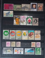 HONG KONG LARGE COLLECTION OF 25 DIFFERENT USED STAMPS - Collezioni & Lotti