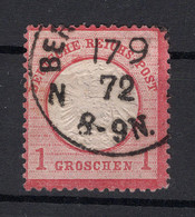 Deutsches Reich: Großer Brustschild 1 Gr. Mi. 19 Gestempelt / Used / Oblitéré - Usati