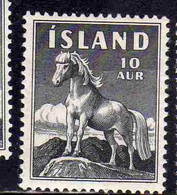 ISLANDA ICELAND ISLANDE 1958 ICELANDIC PONY 10a MLH - Neufs