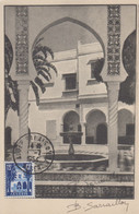 Carte  Maximum  1er  Jour   ALGERIE    Musée  Du   BARDO    ALGER   1954 - Cartes-maximum