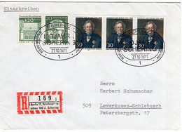 54318 - Berlin - 1971 - 3@20Pfg Ranke MiF A R-Bf BERLIN - ... 100 JAHRE SCHERING -> Leverkusen - Pharmacy