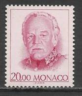 MONACO , 20 Frs , Effigie De S.A.S. Rainier III , 1991 , N° YT 1778 , NEUF ** - Neufs