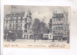 CPA PARIS LE MOULIN ROUGE  En 1902! - Arrondissement: 19