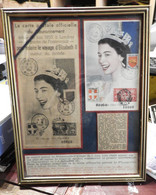 Souvenir Philatélique Exceptionnel Couronnement De Elisabeth II - Storia Postale