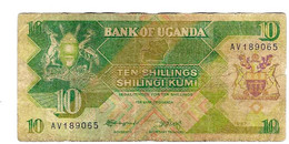OUGANDA  10 Shillings 1987 - Uganda