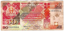 OUGANDA  50 Shillings 1987 - Uganda