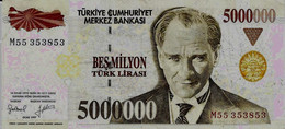 TURQUIE – 5.000.000 Lira (1997) - Turquie