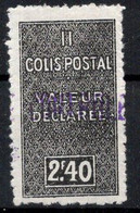 ALGERIE Timbre Colis Postaux N°57* Neuf Charnière TB Cote 26€00 - Pacchi Postali