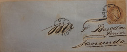 SOUTH AUSTRALIA 1868 QV 2d Pale Vermilion (Sg#7) Franked On Cover Adelaide To TANUNDA As Per Scan - Cartas & Documentos