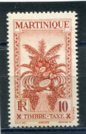 MARTINIQUE   N°  13 **  (Taxe)  (Y&T)  (Neuf) - Timbres-taxe