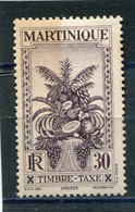 MARTINIQUE   N°  16 *  (Taxe)  (Y&T)  (Charnière) - Impuestos