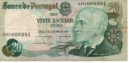 Potugal 20 Escudos 1978 Circulated - Portugal