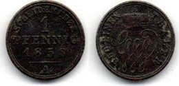 Schaumburg - Lippe 1 Pfennig 1878 A TTB - Kleine Munten & Andere Onderverdelingen