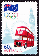 AUSTRALIA 2012 60c Multicoloured Olympic Games-London, UK Self Adhesive FU - Used Stamps