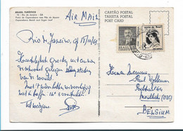 BRA178 /  BRASILIEN - Ex Rio De Janeiro 1969 Auf Ansichtskarte Nach Belgien - Covers & Documents
