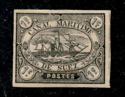 EGITTO - Società Del Canale Di Suez - 1868 - 1 Cent (1) - Gomma Originale (320) - Non Classificati