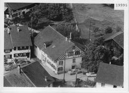 Flugaufnahme Zell ZH Dorfpartie - Foto: 90x125mm - Dorf