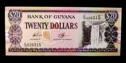 GUYANA 20 UNC DOLLARS BANKNOTE 2016 P-30 - Guyana