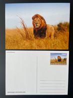Centrafrique Central Africa 2019 Mi. 8628 Stationery Entier Ganzsache Lion Löwe Panthera Leo Faune Fauna - República Centroafricana