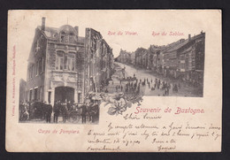 DDCC 611 - SAPEURS-POMPIERS - Carte Multi-Vues Corps De Pompiers De BASTOGNE 1902 - Bastenaken