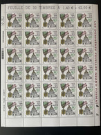 France 2021 Planche Ordre De La Libération 2020 Surchargé Overprint Dernière Emission Dernières Feuilles Grand Format - Unused Stamps