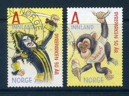 Norway 2016 - 50th Anniversary Of Kristiansand Zoo & Amusement Park, Used Set. - Oblitérés