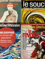 Philosophie/Sciences Humaines/Ethologie/Science/Géopilitique/Idéologies = 12 N° Du Magazine Littéraire (1979/98) - Lots De Plusieurs Livres