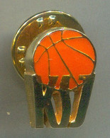 Basketball Pallacanestro Baloncesto - Yugoslavia, Federation, Vintage Pin Badge Abzeichen - Basketball