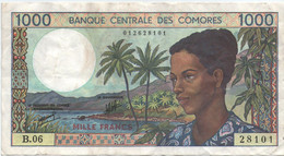 LOT COMORES COMORE KOMOREN 500 FRANCS 1994 PICK 10b & 1000 FRANCS  PICK 11a - Comoros