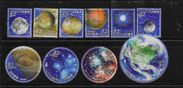 Japan 2019 Space Celestial Bodies Series 2 Complete Set Used - Used Stamps