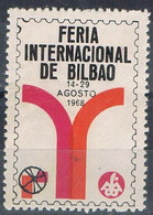 Sello Viñeta Feria Internacional BILBAO 1968 ** - Errors & Oddities