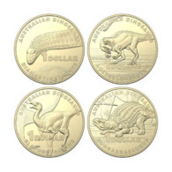 (2 J 80) Australia NEW Collecting Month DINOSAURS X 4 Coins - Issued 5-9-2022 - Dinosaurs On 4 Coins (mint Condition) - Other - Oceania
