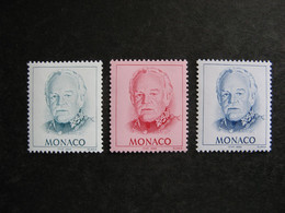 Monaco:  TB Série N°2182 Au N° 2184 , Neufs XX . - Neufs