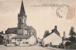 JOUE-ETIAU. - Le Monument Aux Morts Et L'Eglise De Joué - Altri & Non Classificati