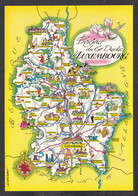 091372/ Luxembourg, Carte Géographique Illustrée - Autres & Non Classés