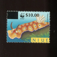 NEVIS 2002-Nudibranche, - WWF MI 972***MNH-RARE-Surcharge Nouvelle Valeur - Vie Marine