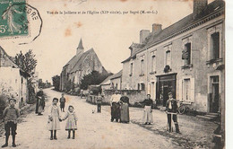 LOUVAINES. -  Vue De La Jaillette Et De L'Eglise( XIIè Siecle), Par Segré. Carte Pas Courante - Otros & Sin Clasificación