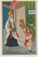 FETES VOEUX 882 : Vive Saint Nicolas ( Chocolats ) : édit. ? - Saint-Nicholas Day